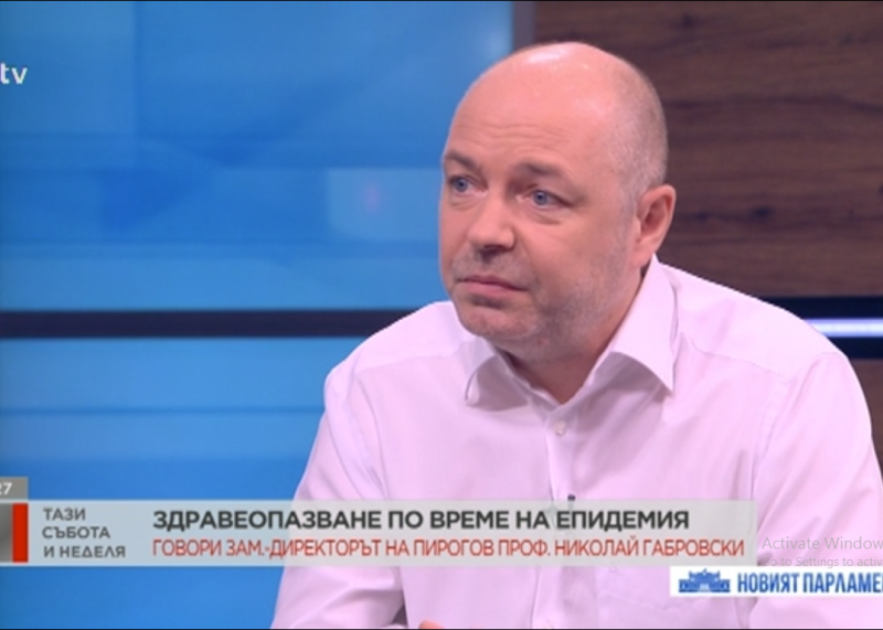 Prof. Nikolay Gabrovski: We can not escape a new wave of coronavirus in winter